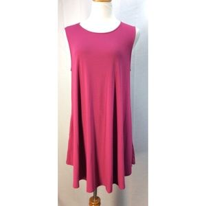 Sleeveless Swing Tunic Top with Pockets